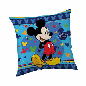 Polarowa poduszka dziecięca 40x40 cm Mickey "Blue" – Jerry Fabrics obraz