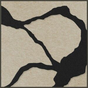 Obraz akustyczny 3D z ramą w zestawie 102x102 cm Quiet Friction 1 – Malerifabrikken obraz