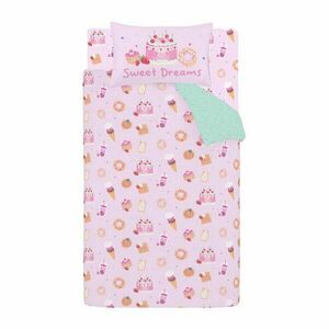 Różowa pościel jednoosobowa Catherine Lansfield, 135x200 cm obraz