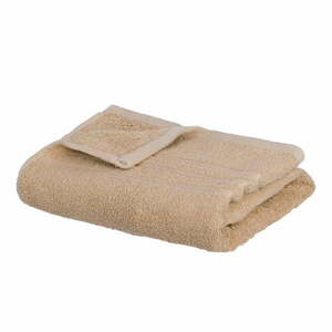 Beżowy bawełniany ręcznik frotte 50x100 cm Simple – Casa Selección obraz