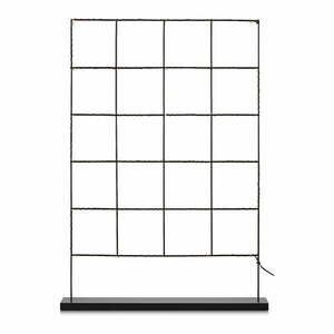 Czarna dekoracja świetlna Markslöjd Elisabeth, wys. 61 cm obraz