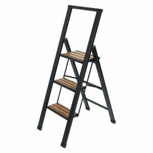 Metalowa drabina 119 cm – Wenko obraz