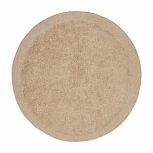 Jasnobrązowy wełniany okrągły dywan tkany ręcznie ø 200 cm Marely – Kave Home obraz