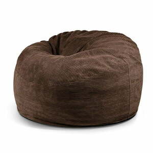 Ciemnobrązowy sztruksowy worek do siedzenia Om 110 – SLOWDOWN obraz