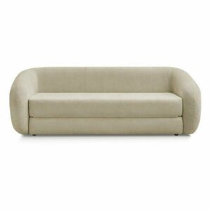 Szarobrązowa rozkładana sofa z tkaniny szenilowej 228 cm Neyo – Bobochic Paris obraz
