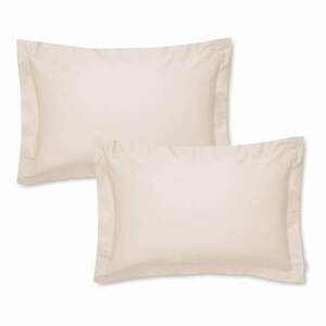 Poszewki na poduszki z satyny bawełnianej zestaw 2 szt. 50x75 cm Cotton Sateen – Bianca obraz