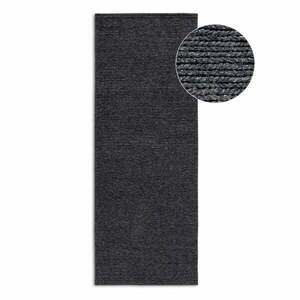 Ciemnoszary wełniany chodnik tkany ręcznie 80x200 cm Francois – Villeroy&Boch obraz