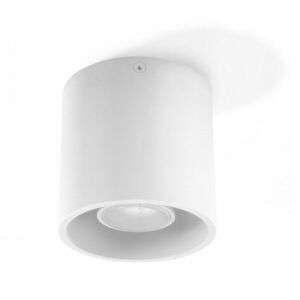 Biała lampa sufitowa Sollux Roda obraz