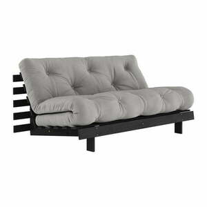 Szara rozkładana sofa 160 cm Roots Black Night – Karup Design obraz