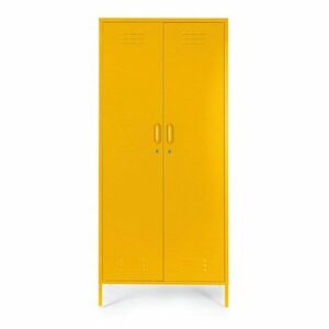 Żółta metalowa szafka z zamkiem 80x185x50 cm Cambridge – Yes Everyday obraz