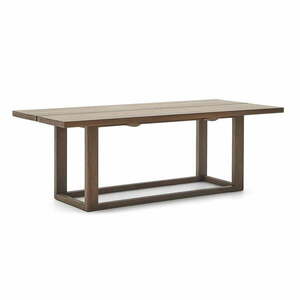 Stół z litego drewna tekowego 100x220 cm Sashi – Kave Home obraz