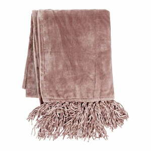 Różowy koc z mikropluszu Tiseco Home Studio, 130x170 cm obraz