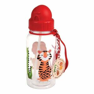 Czerwona butelka dla dzieci z tritanu 500 ml Colourful Creatures – Rex London obraz
