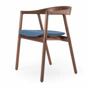 Niebieskio-brązowe krzesło Muna – Gazzda obraz