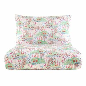 Bawełniana pościel dziecięca dwuosobowa 3-częściowa 200x200 cm Meadow Bunnies – Belle & Boo obraz