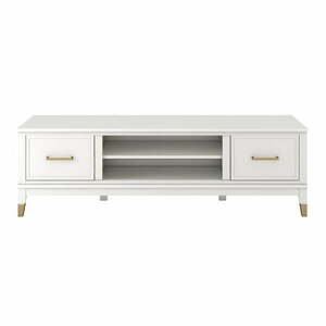 Biały stolik pod TV CosmoLiving by Cosmopolitan Westerleigh obraz