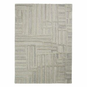 Szarobeżowy wełniany dywan tkany ręcznie 160x230 cm Elva – Flair Rugs obraz