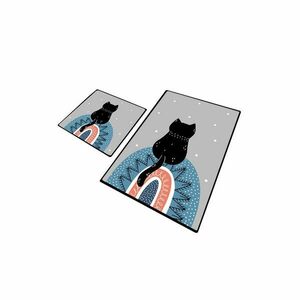 Dywaniki łazienkowe zestaw 2 szt. 60x100 cm Waiten – Foutastic obraz