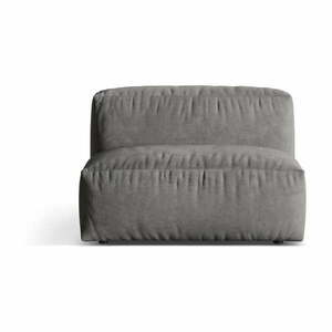 Szary aksamitny moduł sofy (moduł środkowy) Martina – Micadoni obraz