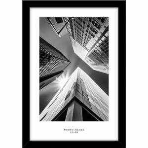 Czarna ramka ścienna Styler Floryda, 24x33 cm obraz