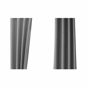 Szara zasłona półzaciemniająca 250x100 cm – Mila Home obraz