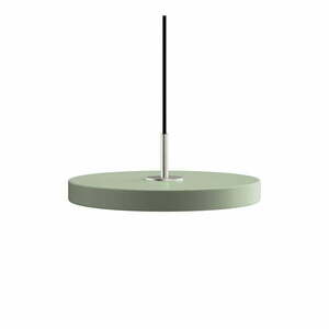 Jasnozielona lampa wisząca LED z metalowym kloszem ø 31 cm Asteria Mini – UMAGE obraz