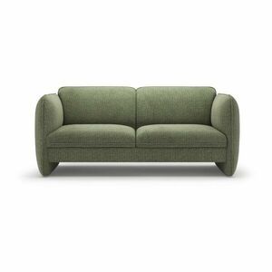 Zielona sofa z tkaniny szenilowej 168 cm Georgia – Micadoni obraz