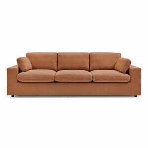 Pomarańczowa sofa 250 cm Belair – Bobochic Paris obraz