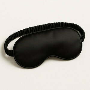 Czarna jedwabna opaska na oczy Mulberry Silk – Mila Home Luxury obraz