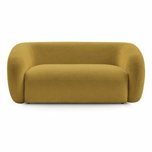 Żółta sofa z tkaniny szenilowej 160 cm Celine – Bobochic Paris obraz