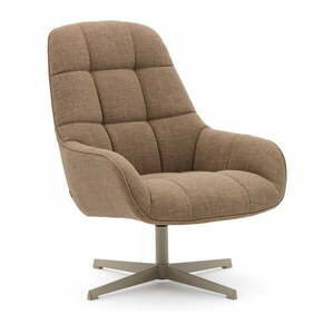 Brązowy obrotowy fotel Jaspe – Kave Home obraz