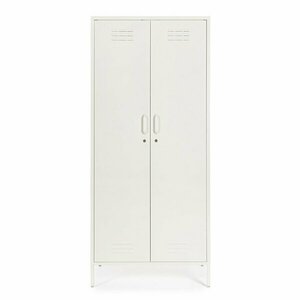 Kremowa metalowa szafka z zamkiem 80x185x50 cm Cambridge – Yes Everyday obraz