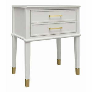 Biała szafka nocna Westerleigh – CosmoLiving by Cosmopolitan obraz