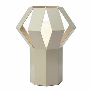 Beżowa metalowa lampa stołowa z metalowym kloszem (wysokość 27 cm) Octa – Markslöjd obraz