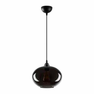 Lampa wisząca ze szklanym kloszem ø 27 cm Smoked – Opviq lights obraz