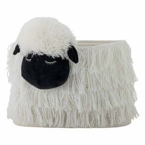 Biały tekstylny dziecięcy kosz na zabawki 40x25x30 cm Dolly – Bloomingville Mini obraz