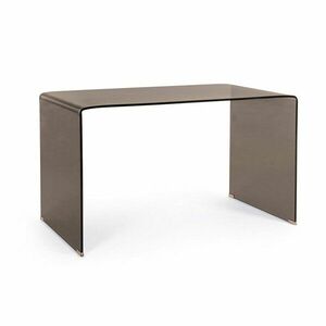 Szklane biurko 70x126 cm Iride – Bizzotto obraz