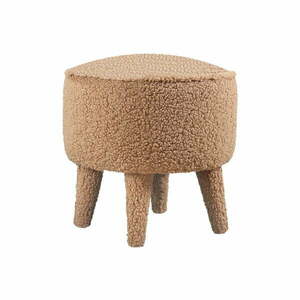 Brązowy puf dziecięcy z materiału bouclé Moouv – Artie obraz