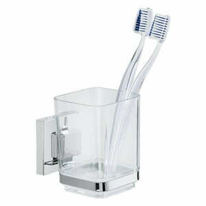 Kubek na szczoteczki z przyssawką Wenko Vacuum-Loc, do 33 kg obraz