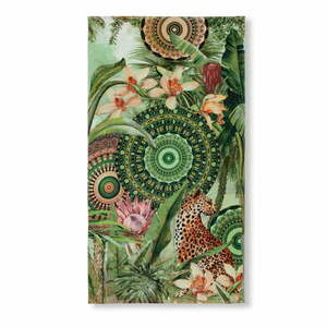 Zielony ręcznik plażowy 100x180 cm – HIP obraz