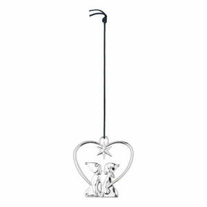 Wisząca dekoracja świąteczna w kolorze srebra Kähler Design obraz