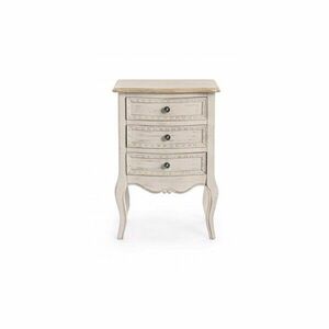 Kremowa szafka nocna Clarisse – Bizzotto obraz