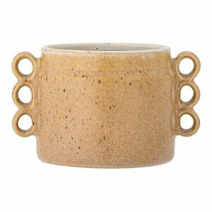 Kamionkowa ręcznie malowana osłonka na doniczkę ø 15 cm Souri – Bloomingville obraz