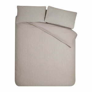 Jasnobrązowa pościel jednoosobowa z kory 135x200 cm Crinkle Seersucker – Catherine Lansfield obraz