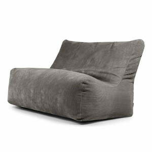 Ciemnoszary sztruksowy worek do siedzenia Sofa Seat Lounge – SLOWDOWN obraz