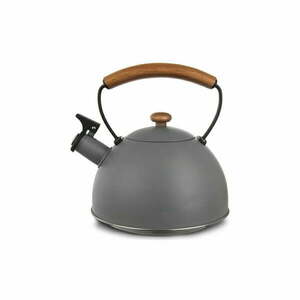 Szary czajnik stali nierdzewnej 3 l Wooden – Orion obraz