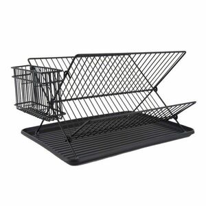 Czarny ociekacz na naczynia PT LIVING obraz