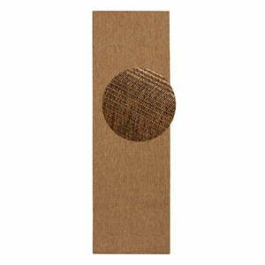 Brązowy chodnik odpowiedni na zewnątrz 80x250 cm Nature – Hanse Home obraz