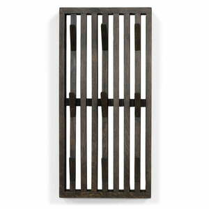 Ciemnobrązowy wieszak ścienny z litego drewna dębowego 24 cm Parco – Spinder Design obraz