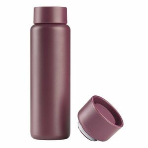 Bordowy kubek termiczny ze stali nierdzewnej 650 ml Singles – Zone obraz